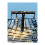 Paks Pet Doğal Ağaç Dalından T Tünek – 16x15 cm Kafes Üstü Sabitlenebilir Kuş Oyuncağı - Zilli