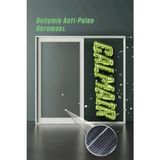Palace Aluminium Antipolen Tek Raylı Sürme Sineklik Sistemi – Cam Balkon Kullanımı Için - Beyaz - 150 x 200