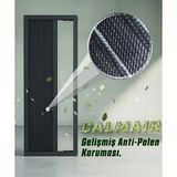 Palace Aluminium Calmair Sürgülü Katlı Sineklik Kapı - Antrasit - 90 x 210