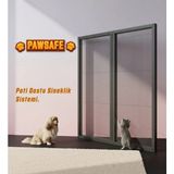Palace Aluminium Pawsafe Çift Kapılı Pati Dostu Plise Sineklik Kapı - Antrasit - 70 x 180