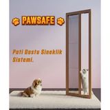 Palace Aluminium Pawsafe Tek Kanatlı Pati Dostu Plise Sineklik Pencere - Maun - 60 x 130