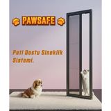 Palace Aluminium Pawsafe Tek Kapılı Pati Dostu Plise Sineklik Kapı - Antrasit - 70 x 180