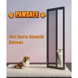 Palace Aluminium Pawsafe Tek Kapılı Pati Dostu Plise Sineklik Kapı - Antrasit - 90 x 210