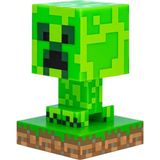 Paladone Light Minecraft Creeper 3D Icon Light Gece Lambası - Kablosuz Kullanımla Oyun Odanızda Istediğiniz Yere Yerleştirin - 50 - 60 W - RGB