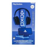 Paladone Playstation 3'ü 1 arada kulaklık standı ve teknoloji şarj istasyonu, konsol kumanda tutucu ve 2 USB-C bağlantı noktası, RGB renk değiştiren ışık paneli, oyuncular için resmi lisanslı hediye