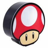 Paladone Super Mushroom Box ışık – Resmi lisanslı Super Mario çalışma masası lambası, Mario Bros hayranları için koleksiyon hediyesi, 15 cm, pille çalışır