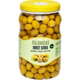 Palamidas Domat Kırma Doğal Yeşil Zeytin 1000 gr Pet Kavanoz Katkısız ve Fermente - 1 kg