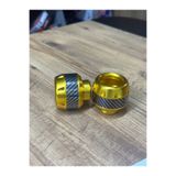 Palas Motor Motosiklet MODİFİYE Ön Teker Takozu ALTIN RENK GÖRSEL AKSESUAR (METAL MALZEME PLASTİK DEĞİLDİR!! )