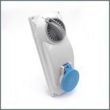 Palazzoli Topter Serisi Anahtarlı Priz 16A (IP44) 230V (Dikey) 2p+T H:6