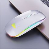 Paleon PLO-E1300 RGB Işıklı Kablosuz Mouse 1000 DPI Bluetooth Ev Ofis Kullanımı İçin Siyah - Beyaz - Siyah