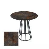 Palermo Yuvarlak Masa Çap 70Cm - (Werzalit, Wermodin Ve Allzalit Tabla) - Metalic Oxid 3
