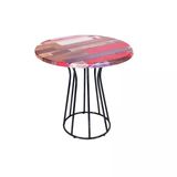 Palermo Yuvarlak Masa Çap 70Cm - (Werzalit, Wermodin Ve Allzalit Tabla) - Red Wood