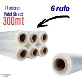 Palet Ambalaj Streci Streç Film 50CM*300METRE 6ADET (1koli)