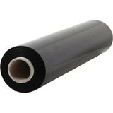 Palet Rulo Streç Film Folyo - Siyah - 17 Mikron - 50 Cm. x 300 Metre - 5 Adet