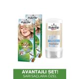 Palette 10-0 Açık Sarı x 2 Adet + Soğuk Sarı Palette Toner