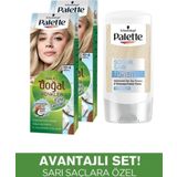 Palette 10-4 Papatya x 2 Adet + Soğuk Sarı Toner