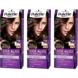 Palette 3.65 Çikolata Kahve 3'lü Saç Boyası