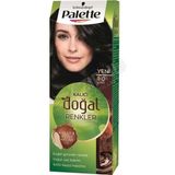 Palette 50 ml 1.0 Siyah Saç Boyası Doğal Renkler ile Bitkisel İçerik ve Uzun Süre Kalıcı Etki