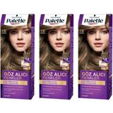 Palette 7-0 Kumral 3 Paket Saç Boyası
