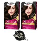 Palette Deluxe 4-0 Kahve 2 Adet Saç Boyası ve Saç Boyama Seti
