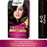 Palette Deluxe 4-0 Kahve Zengin Yağ Bakımı Kit Saç Boyası