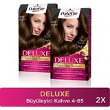 Palette Deluxe 4-65 Büyüleyici Kahve Saç Boyası 2 Adet Amonyaklı Krem Formda Kalıcı Renk - 4.65
