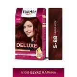 Palette Deluxe 5-88 Şarap Kızılı Zengin Yağ Bakımı Kit Saç Boyası Bakım Maskesi PLTDLXBY