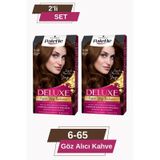 Palette Deluxe 6 - 65 Göz Alıcı Kahve X 2 Adet Saç Boyası standart