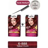 PALETTE DELUXE 6-888 YAKUT KIZILI X 2 ADET + Gliss Tarak