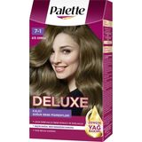 Palette Deluxe 7-1 Asil Kumral Krem Saç Boyası Uzun Süre Kalıcı Canlı Renkler ile Zengin Yağ Bakımı
