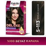 Palette Deluxe Kalıcı Renkler 5-113 Soğuk Kahve Saç Boyası