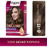 Palette Deluxe Kalıcı Renkler 6-11 Küllü Çikolata Kahve Saç Boyası