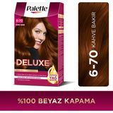 Palette Deluxe Kalıcı Renkler 6-70 Kahve Bakır Saç Boyası