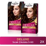 Palette Deluxe Saç Boyası 5-60 Sıcak Çikolata Krem Formda Derinlemesine Bakım Etkisi ile - 5.60