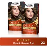 Palette Deluxe Saç Boyası 6-4 Kaşmir Kumral Yoğun Renkler Krem Form Amonyaklı Derinlemesine Bakım X 2 Adet - 6.4