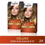 Palette Deluxe Saç Boyası Yoğun Renkler 8-01 Küllü Açık Kumral X 2 Adet - 8.1