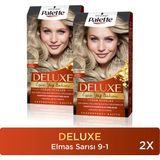 Palette Deluxe Saç Boyası Yoğun Renkler 9-1 Küllü Sarı x 2 Adet Formda Derinlemesine Bakım - 9.1