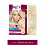Palette Deluxe Ultra Yoğun Renk Açıcı Turunculaşma Karşıtı Zengin Yağ Bakımı Kit Saç Boyası Bakım Maskesi