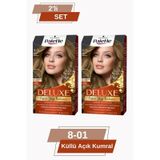 Palette Deluxe Yoğun Renkler 8 - 01 Küllü Açık Kumral X 2 Adet Saç 8-01-acik-kullu-kumral