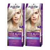 Palette Göz Alıcı Renkler 10-1 Küllü Açık Sarı 2'li Saç Boyası