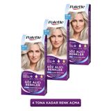 Palette Göz Alıcı Renkler 12-21 Gümüş Sarı x3 Saç Boyası