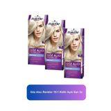 Palette Göz Alıcı Renkler Renk Açıcı 10-1 Küllü Açık Sarı Pantenol & Besleyici Yağ Saç Boyası x3 Set