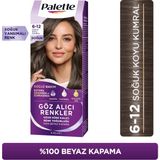 Palette Göz Alıcı Renkler Saç Boyası 6-12 Küllü Soğuk Koyu Kumral 50ML