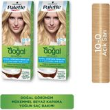 Palette Kalıcı Doğal Renkler 10-0 Açık Sarı Krem Tüp Saç Boyası Yoğun Besleyici Etki