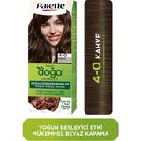 Palette Kalıcı Doğal Renkler 4-0 Kahve Kakao Yağı Saç Boyası