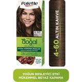 Palette Kalıcı Doğal Renkler 4-60 Altın Kahve Kakao Yağı Saç Boyası