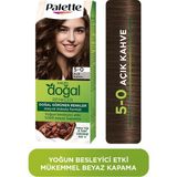 Palette Kalıcı Doğal Renkler 5-0 Açık Kahve Kakao Yağı Saç Boyası