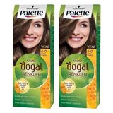 Palette Kalıcı Doğal Renkler 6-0 Koyu Kumral Saç Boyası Amonyaksız Doğal İçeriklerle Zenginleştirilmiş - 6.0