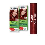 Palette Kalıcı Doğal Renkler 6-88 Ateş Kızılı Goji Berry Özü Saç Boyası X 2 Adet