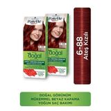Palette Kalıcı Doğal Renkler 6-88 Ateş Kızılı Goji Berry Özü Saç Boyası X 2 Adet